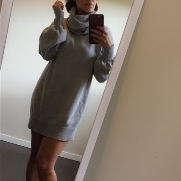 Comfy, turtleneck sweater dress - Picture 2 of 2